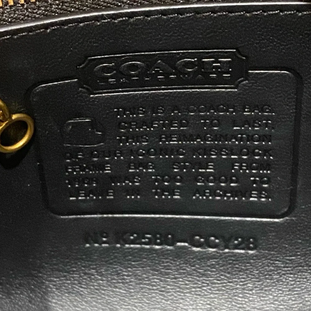 NWT Coach Kisslock 16 top handle crossbody bag - Picture 7 of 15